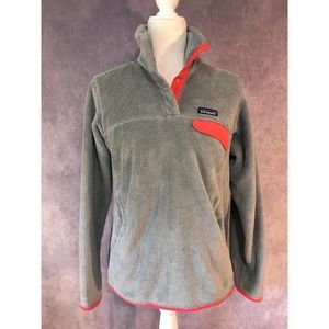 Patagonia Women’s Medium | Gray and Coral Shirts Synchilla Retool Pullover